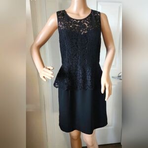 Forever 21 Contemporary Black Cocktail Dress Medium